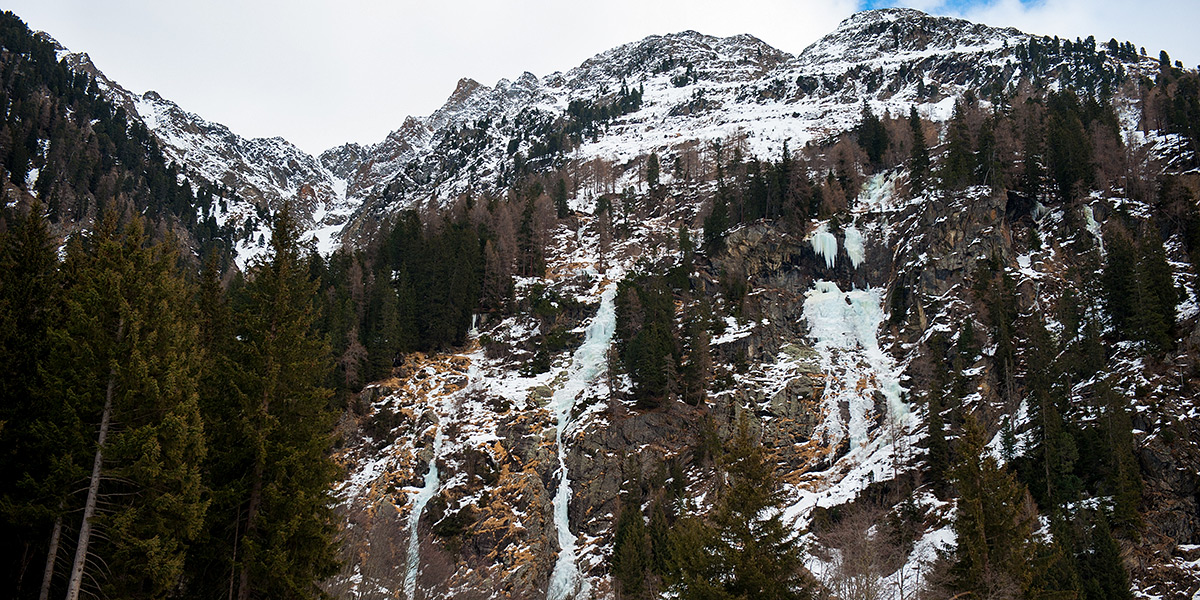 Kaunertal, Alpy, Austria, eisfalle, ice climbing, lód, lodospady, wspinanie